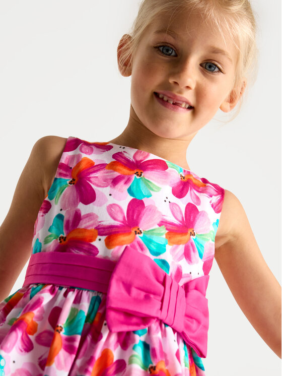 Mayoral Mayoral Elegantes Kleid 3917 Bunt Regular Fit