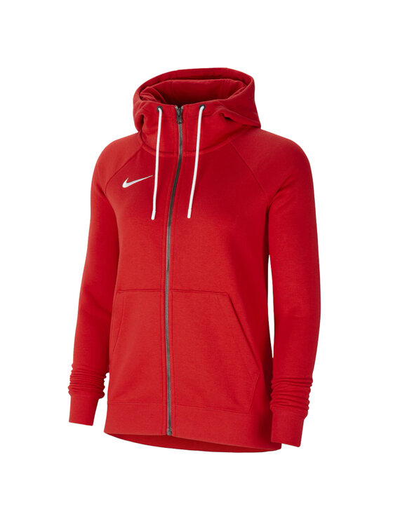 Nike Nike Bluza Wmns Park 20 Hoodie Czerwony Regular Fit