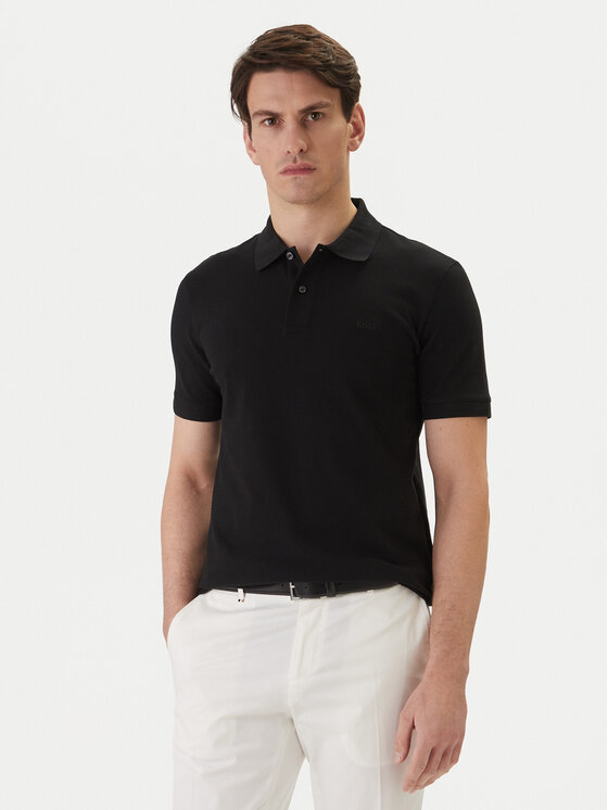 BOSS BOSS Polokošile Pallas 50553564 Černá Regular Fit