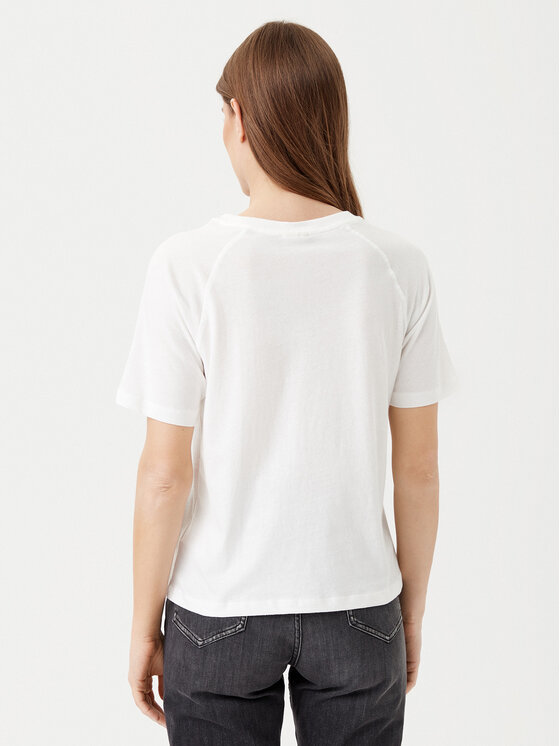 JDY JDY T-särk Nina 15342612 Valge Loose Fit