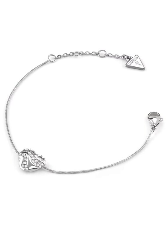 Guess Guess Náramek JUBB04502JW Stříbrná
