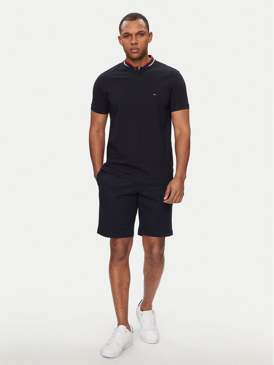 Tommy Hilfiger Tommy Hilfiger Шорти з тканини Brooklyn MW0MW23563 Cиній Relaxed Fit