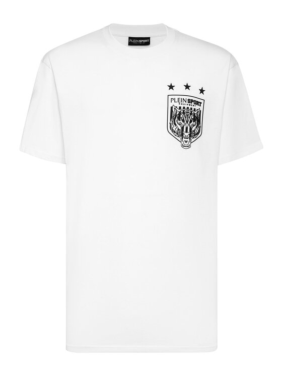 Plein Sport Plein Sport T-Shirt 3543 Biały Regular Fit