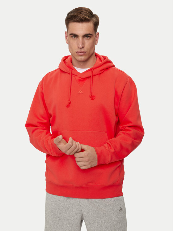 All red adidas hoodie online