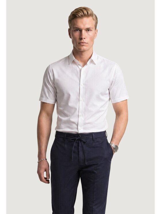 Armani Exchange Armani Exchange Camicia XM001566 AF19193 Bianco Casual Fit