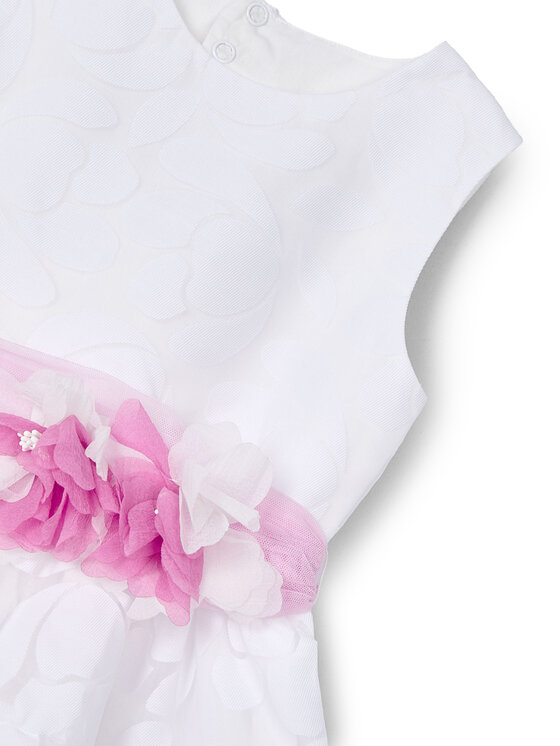 Mayoral Mayoral Vestito elegante 3918 Bianco Regular Fit