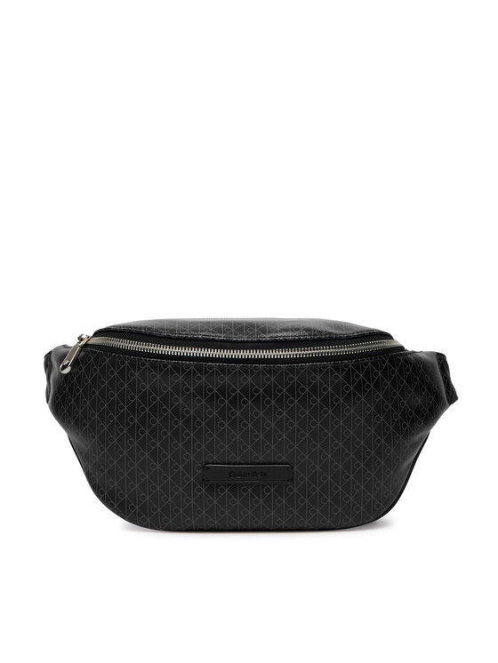 Calvin Klein Calvin Klein Övtáskák Emblem Aop Coated Waistbag LV04D3135G Fekete