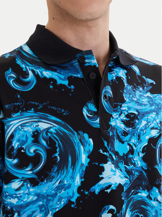 Versace Jeans Couture Versace Jeans Couture Поло 80GAG6S0 JS549 Голубий Regular Fit