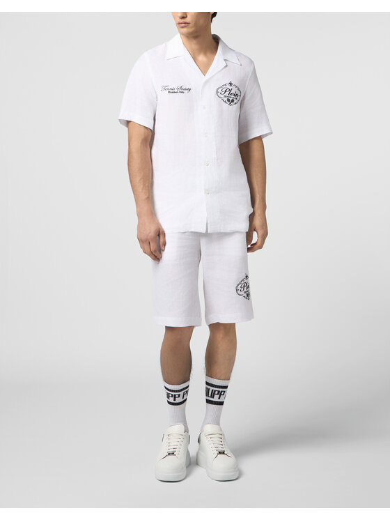 PHILIPP PLEIN PHILIPP PLEIN Koszula 30489 Biały Regular Fit