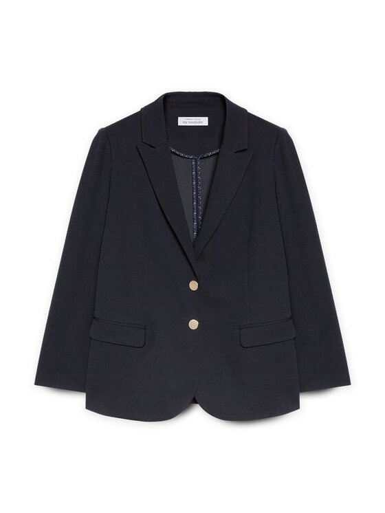 Fiorella Rubino Fiorella Rubino Giacca outdoor Q496T000173N034 Blu A-Line Fit