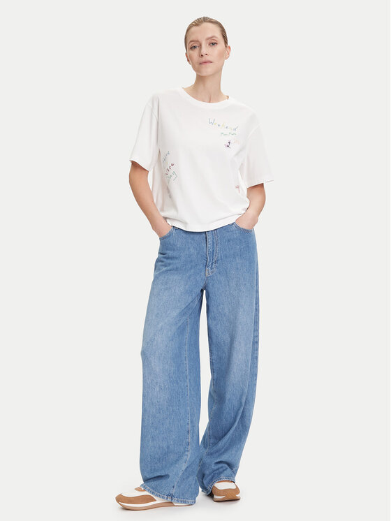 Weekend Max Mara Weekend Max Mara T-krekls Acline 2525976051 Balts Regular Fit