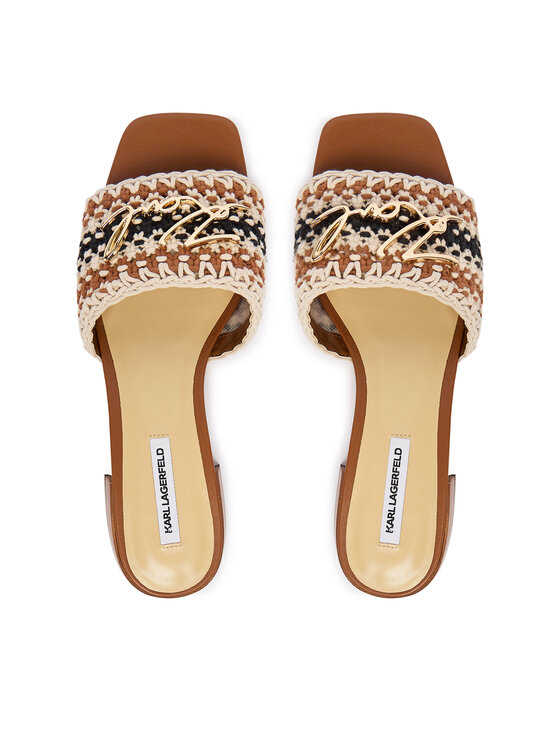 KARL LAGERFELD KARL LAGERFELD Šlepetės Petalo II KL80701C Écru