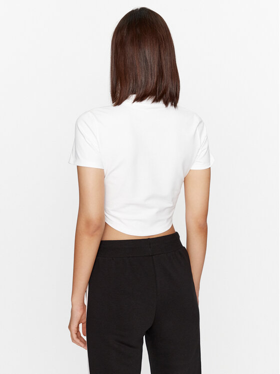 Puma Puma Тишърт Dare To 621435 Бял Slim Fit