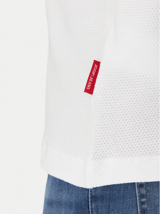JOOP! Jeans JOOP! Jeans Polo 15 JJJ-17Amare 30046012 Biały Modern Fit