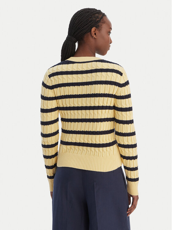 Tommy Hilfiger Tommy Hilfiger Sveter WW0WW47644 Žltá Regular Fit