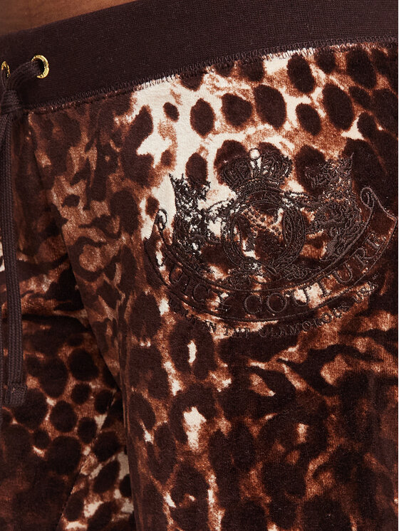 Juicy Couture Juicy Couture Teplákové kalhoty Caisa JCWBJ226339 Hnědá Flare Fit