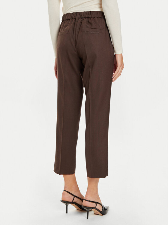 Marella Marella Chino hlače Lazzara 2423136075 Rjava Slim Fit