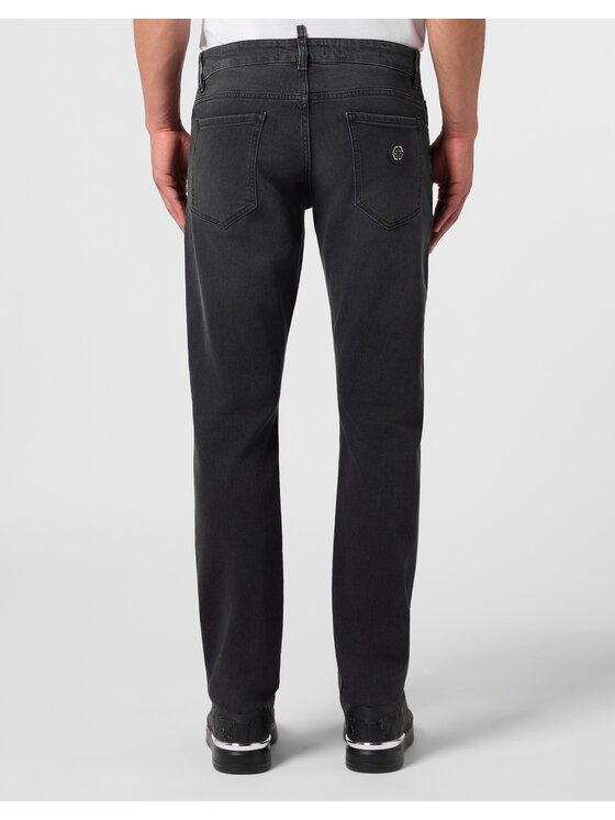 PHILIPP PLEIN PHILIPP PLEIN Jeansy 30579 Czarny Straight Leg