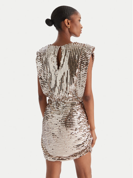BOSS BOSS Rochie cocktail C_Dillana 50548317 Auriu Slim Fit