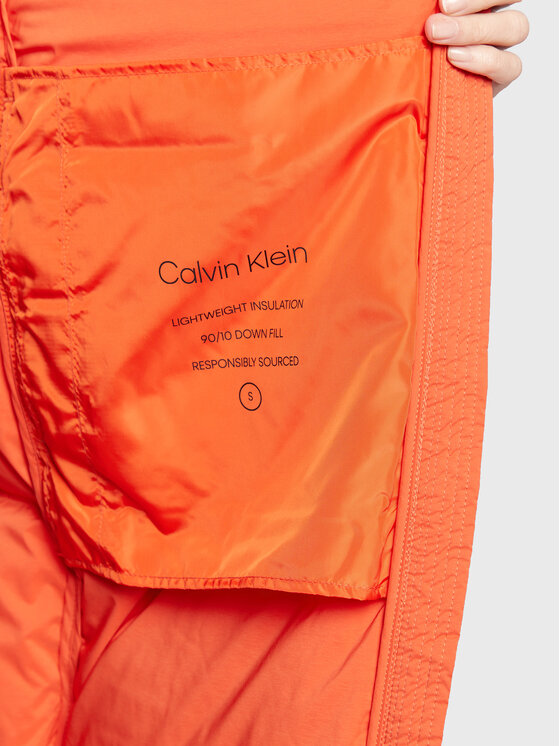 Calvin Klein Calvin Klein Pehelykabát Seamless Lofty K20K204691 Narancssárga Regular Fit