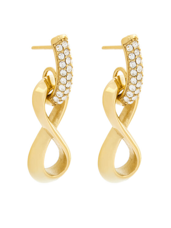 Guess Guess Обици JUBE05 051JW Златист