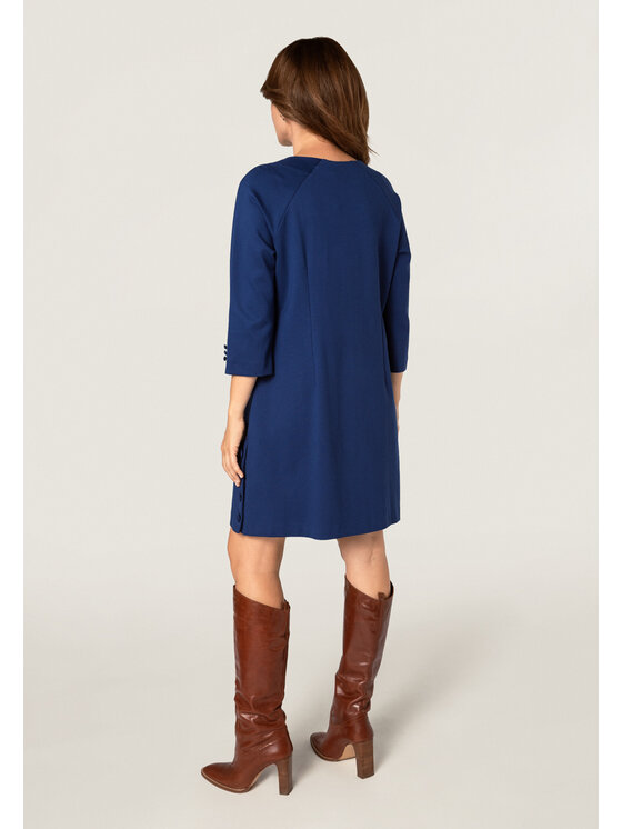 QUIOSQUE QUIOSQUE Každodenné šaty 082302 YOUTH PARIS DRESS Tmavomodrá Regular Fit