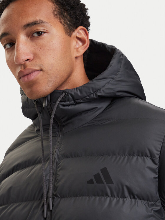 adidas adidas Geacă de iarnă Essentials Climawarm 3-Stripes KE0253 Gri închis Regular Fit