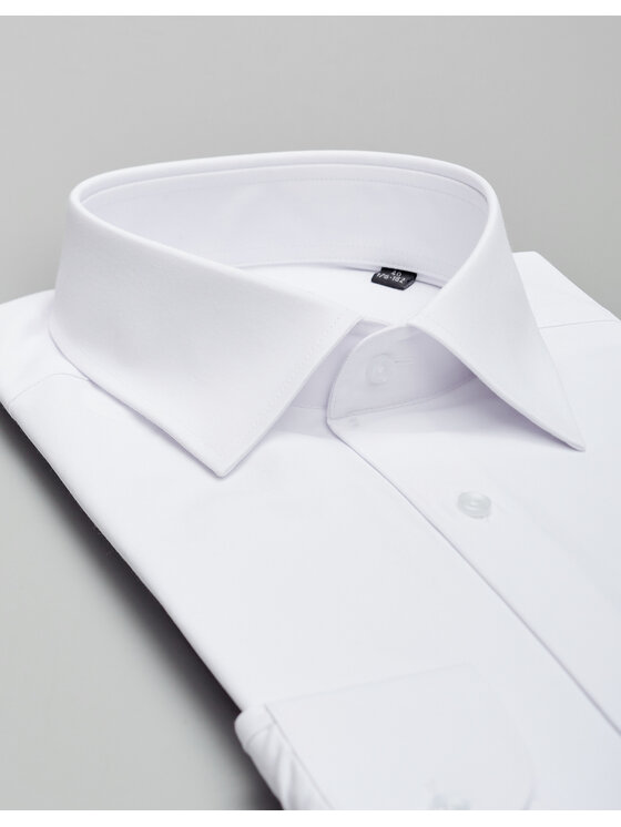 Borgio Borgio Koszula latteria_00359 Biały Slim Fit