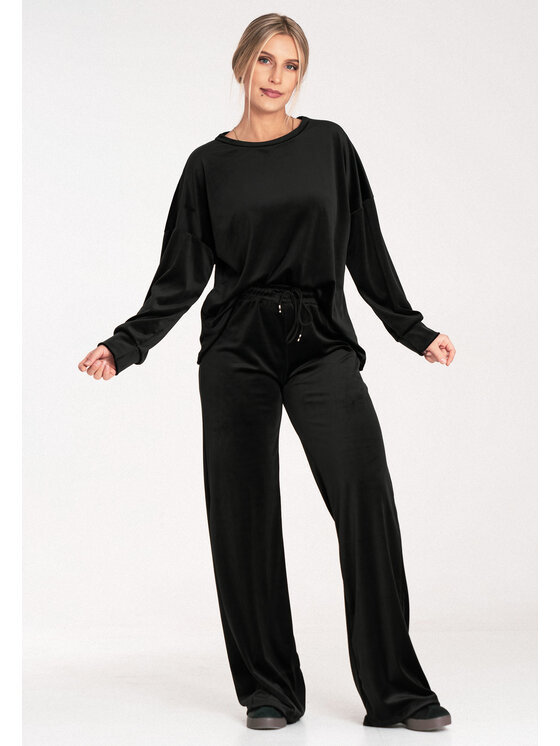 FIGL FIGL Tepláková súprava M1100 Čierna Regular Fit