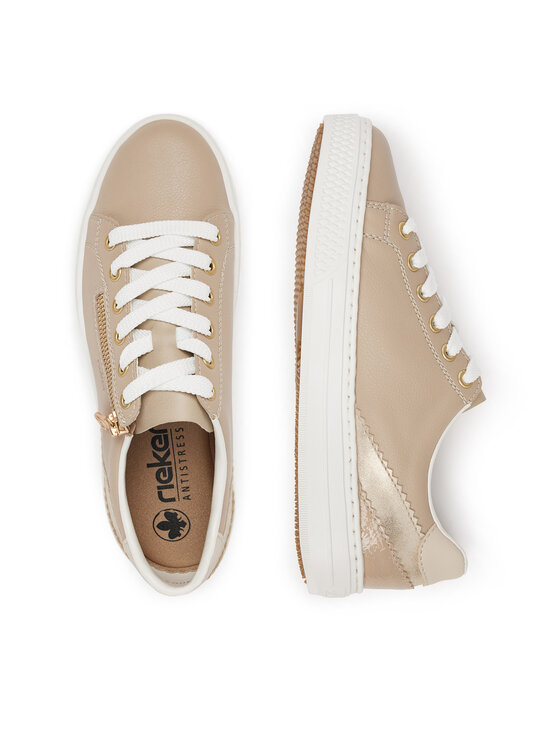 Rieker Rieker Sneakersy L5900-62 Beżowy
