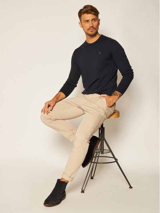 Polo Ralph Lauren Polo Ralph Lauren Pullover Ls Sf Cn Pp 710684957001 Dunkelblau Slim Fit