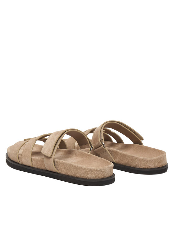 Tory Burch Tory Burch Šlepetės Ines Sport Slide 163481 Šviesiai ruda