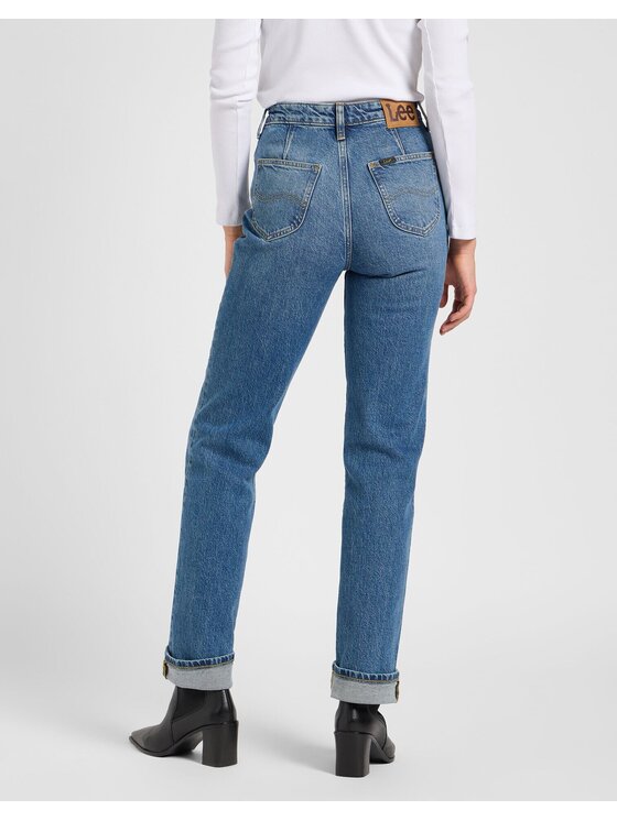Lee Lee Jeansy JUNE Niebieski Bootcut Fit