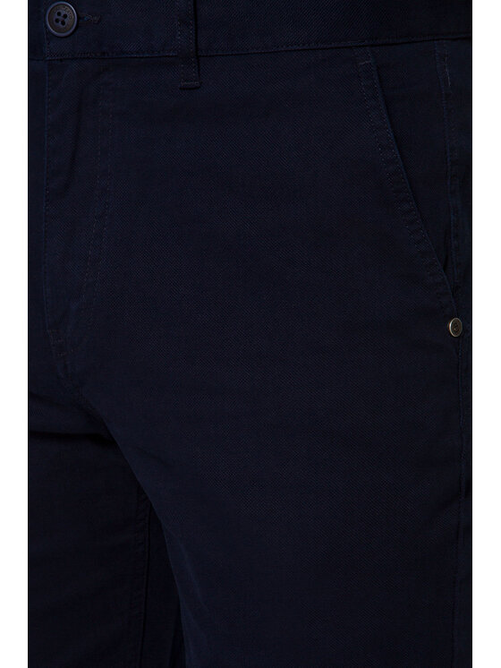 Lancerto Lancerto Szorty materiałowe Mauritius Granatowy Regular Fit