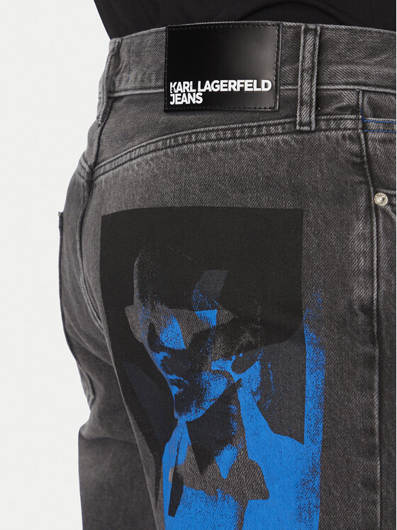 Karl Lagerfeld Jeans Karl Lagerfeld Jeans Jeans hlače A2M10131 Siva Straight Fit