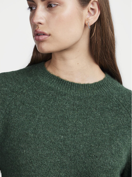 Pieces Pieces Maglione Juliana 17126277 Verde Regular Fit