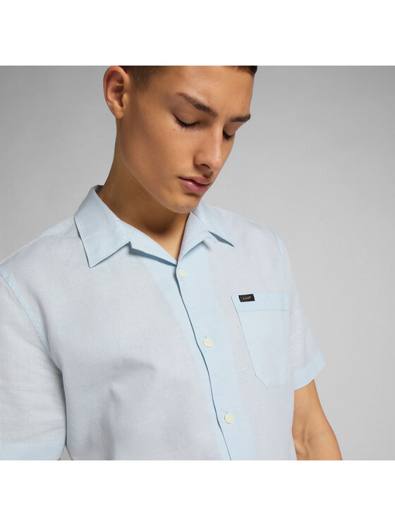 Lee Lee Camicia SS RESORT SHIRT Blu Regular Fit