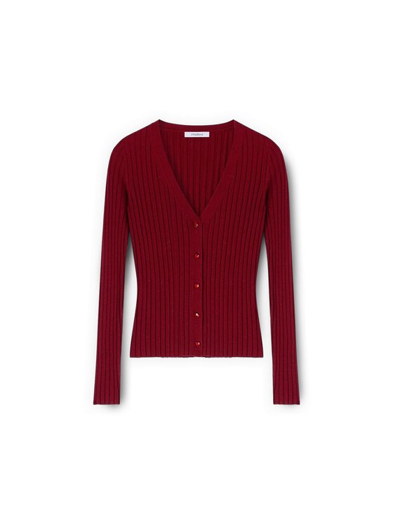 Motivi Motivi Maglione M047W003722N036 Bordeaux Slim Fit