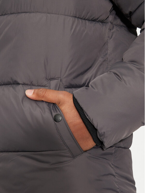 INDICODE INDICODE Vatovaná bunda Alanin 15-802 Šedá Regular Fit