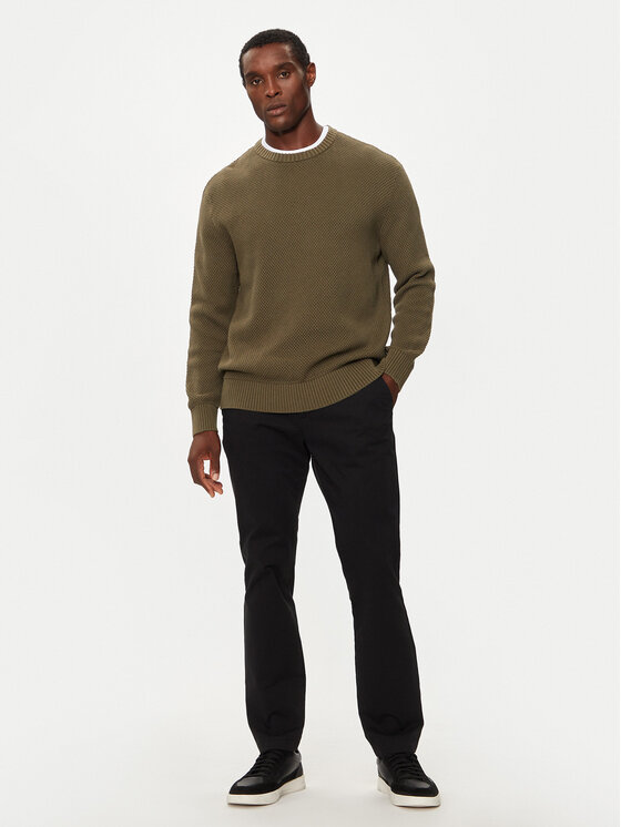 Selected Homme Selected Homme Pulover 16094552 Zelena Relaxed Fit