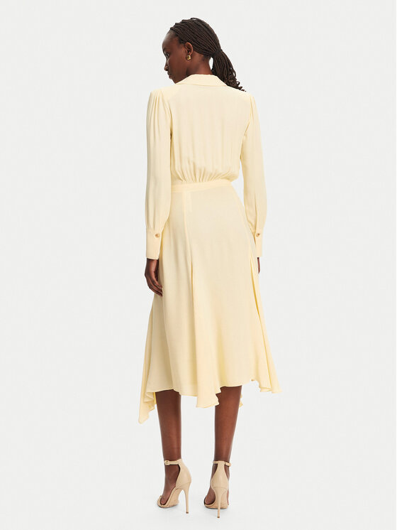 Elisabetta Franchi Elisabetta Franchi Koktejlové šaty AB86352E2 DC7 Žlutá Regular Fit