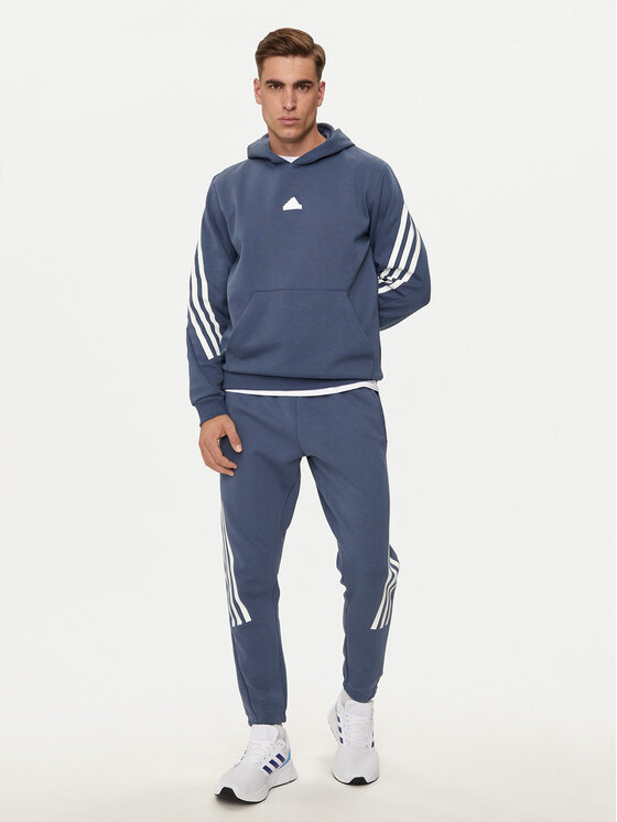 adidas adidas Majica dugih rukava Future Icons 3-Stripes IR9224 Plava Regular Fit