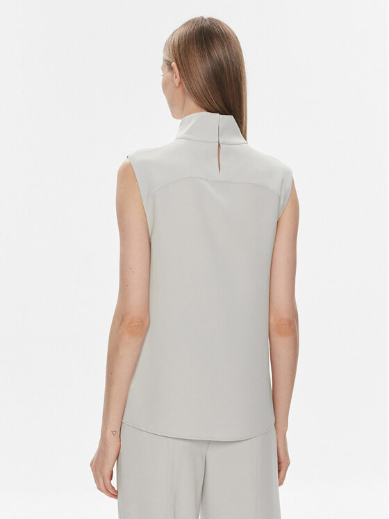 Calvin Klein Calvin Klein Bluzka K20K206376 Szary Regular Fit