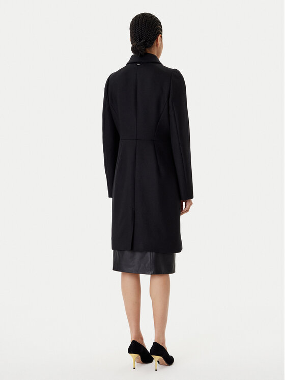 BOSS BOSS Vuneni kaput Cale 50550723 Crna Relaxed Fit