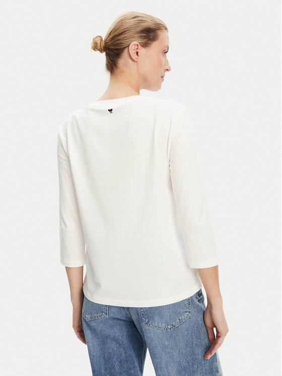 Weekend Max Mara Weekend Max Mara Blusa Multia 2525946031 Bianco Regular Fit