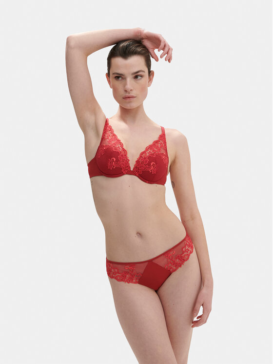 Simone Pérèle Simone Pérèle Pakelianti (push-up) liemenėlė Saga 15C347 Raudona