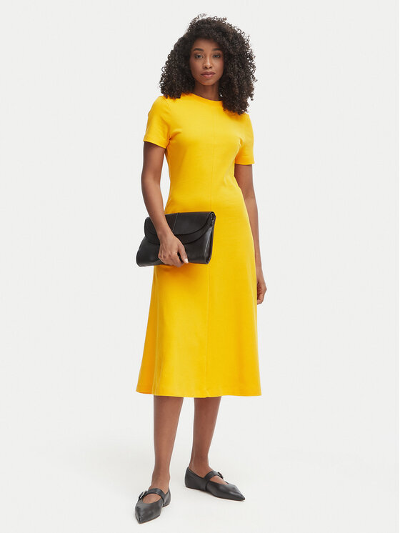 Tommy Hilfiger Tommy Hilfiger Kasdieninė suknelė WW0WW50825 Oranžinė Regular Fit