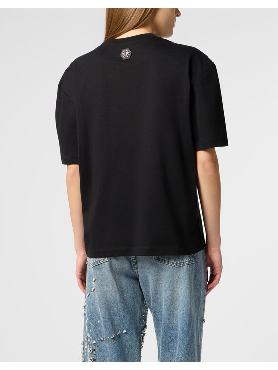 PHILIPP PLEIN PHILIPP PLEIN T-Shirt 29018 Czarny Regular Fit