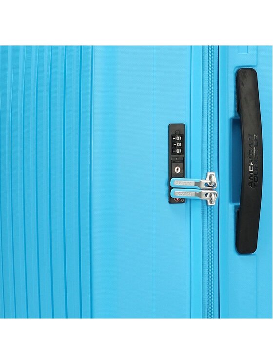 American Tourister American Tourister Walizka średnia 327186 Błękitny