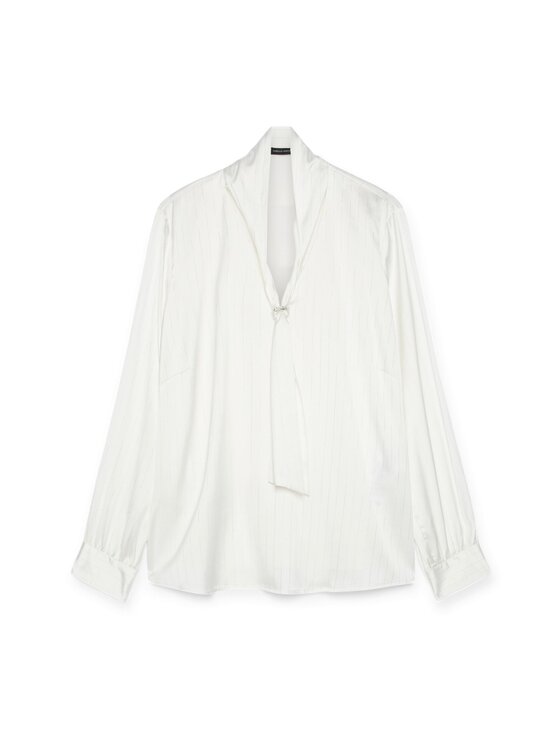 Fiorella Rubino Fiorella Rubino Blusa 2061T002444N011 Bianco A-Line Fit